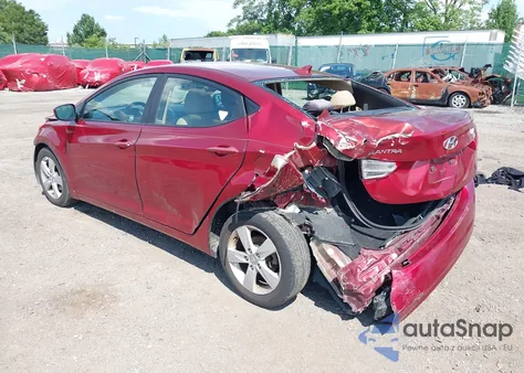 2013 Hyundai Elantra Gls из США, поврежденный, VIN 5NPDH4AE2DH361198